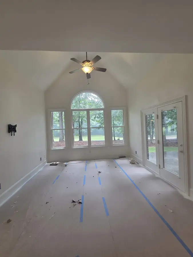 Freshly painted bright living room in a Birmingham-area home
